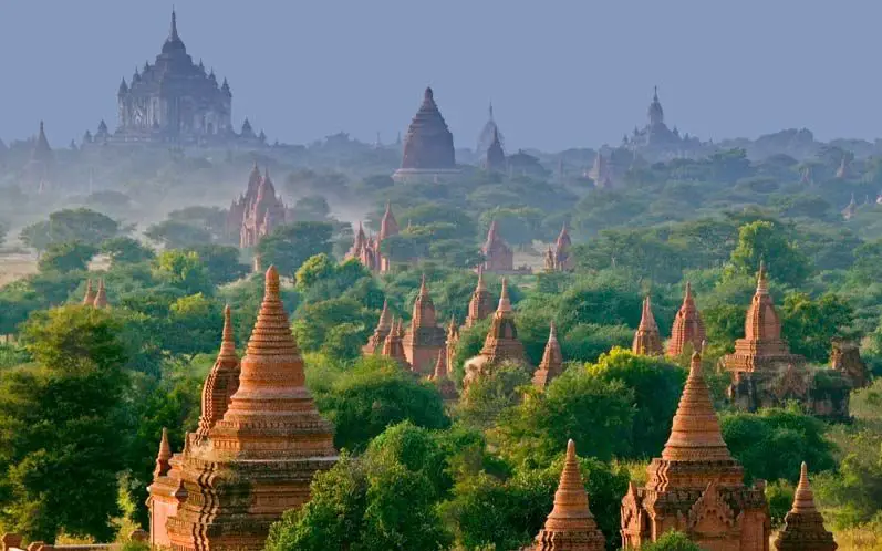 Gorgeous views over Bagan