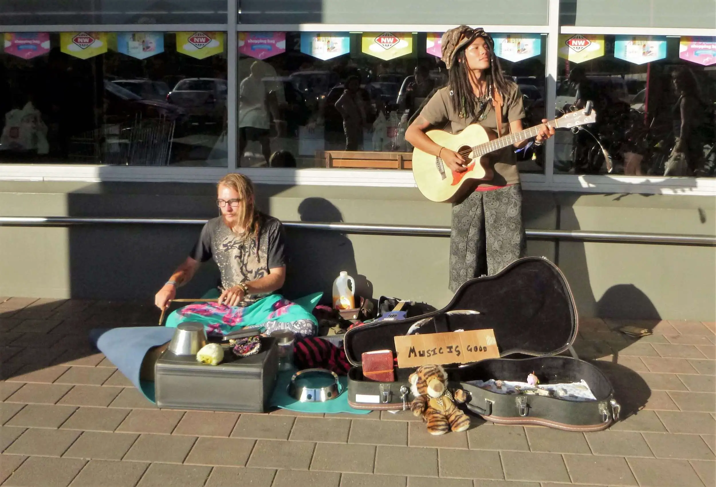 Travel the world on a budget busking