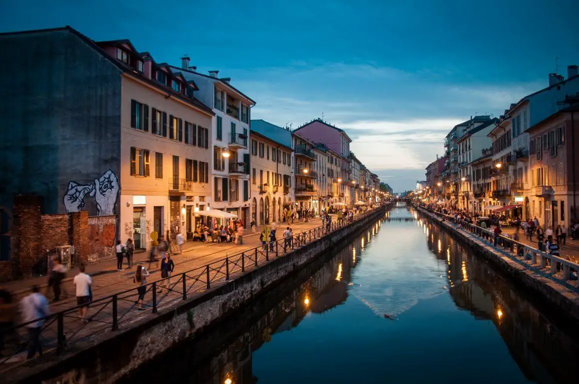 Canal in Milan