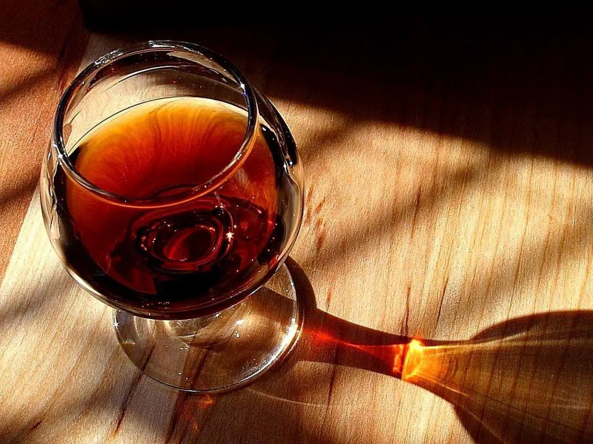 glass of port wine in portugal