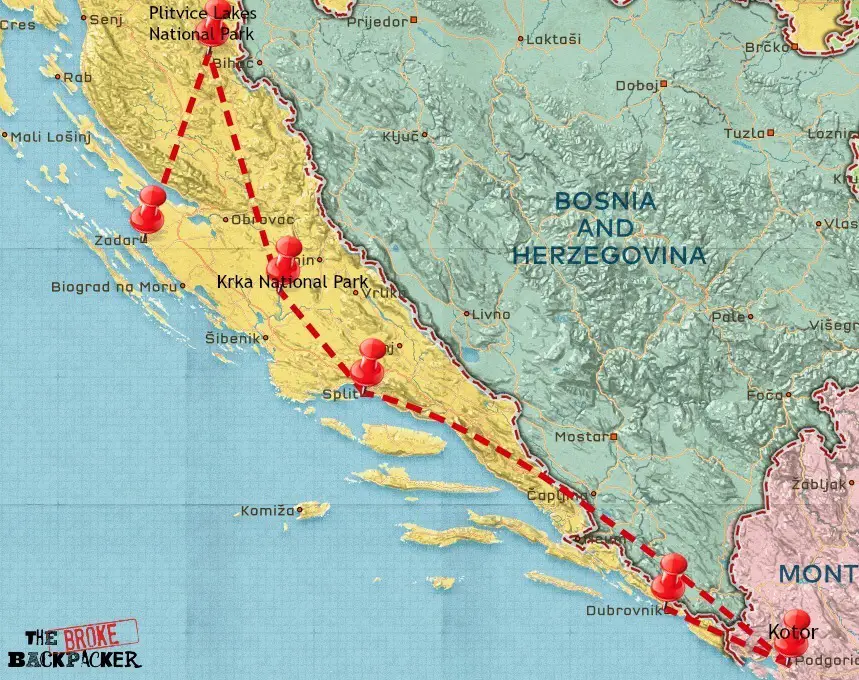 croatia 10 day itinerary