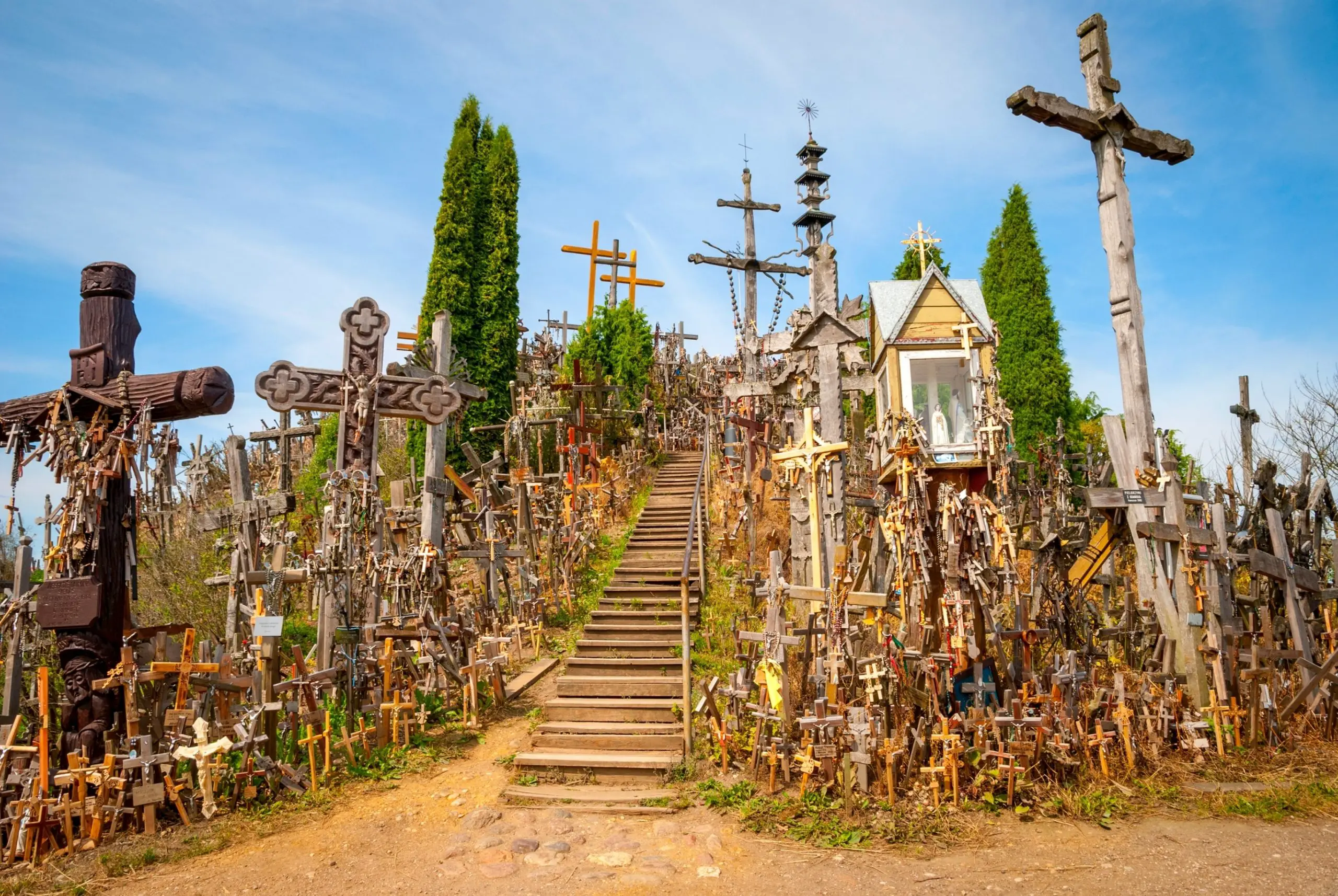 Hill of Crosses, Lithuania. From Shutterstock - By Ana Flasker