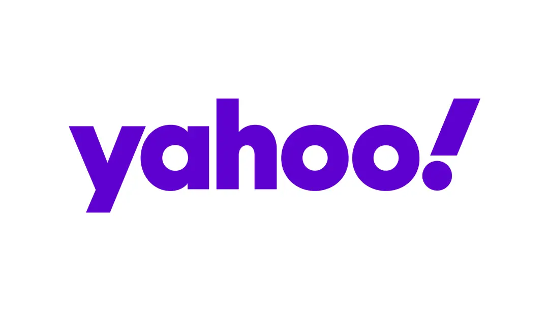 transparent version of the yahoo logo in 16 by 9 format